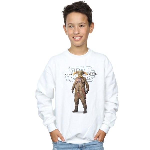 Star Wars Boys The Rise Of Skywalker Boolio Sweatshirt 7-8 År White 7-8 Years