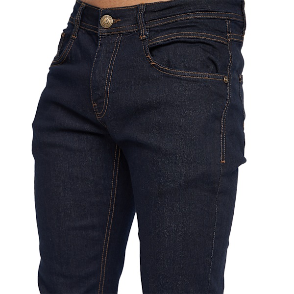 Duck And Cover Maylead Slim Jeans 40R Raw Wash för män Raw Wash 40R