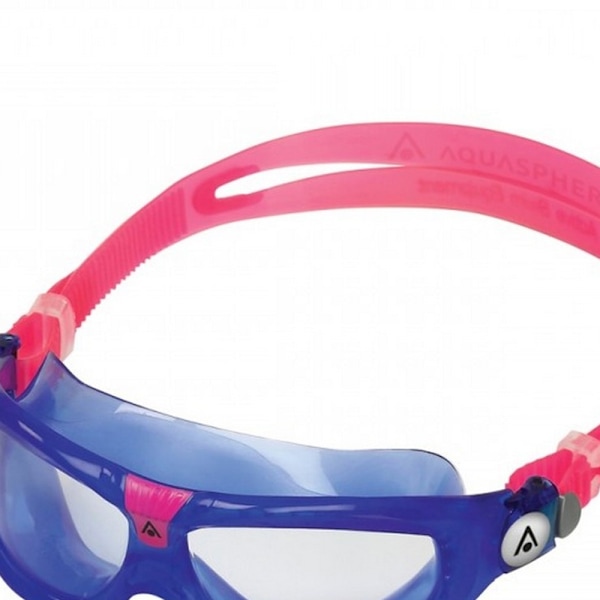 Aquasphere Seal 2 Simglasögon för barn, transparenta, en storlek Blue/Pink One Size