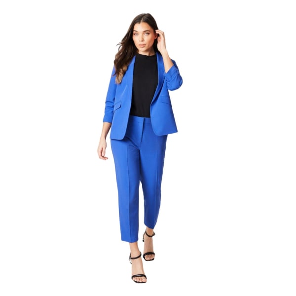 Dorothy Perkins Petite Ruched Blazer 10 UK Cobalt Cobalt 10 UK