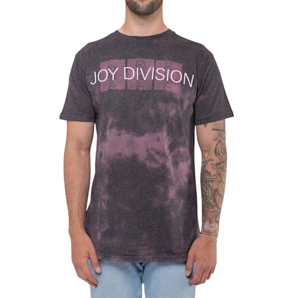 Joy Division Unisex Adult Mini Repeater Pulse Tie Dye T-Shirt L Purple L