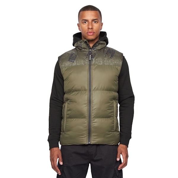 Duck and Cover Herr Romain Camo Vadderad Väst S Oliv Olive S