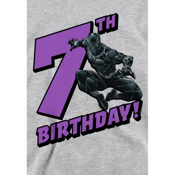Black Panther Barn/Barn Heather 11-årsdag Pullover Hoodie Athletic Heather 5-6 Years