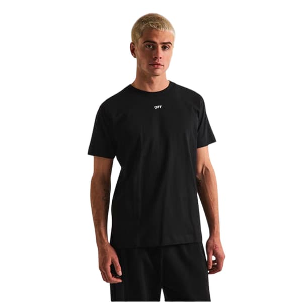 Off White Herr Off Logo Kortärmad T-shirt M Svart Black M