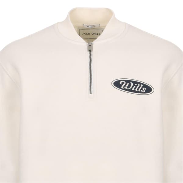 Jack Wills Herr Americano Oversized Sweatshirt M Uppackad Vit Unboxed White M