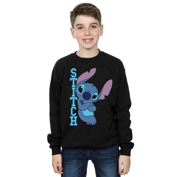 Disney Boys Lilo And Stitch Poserande tröja 3-4 år Svart Black 3-4 Years