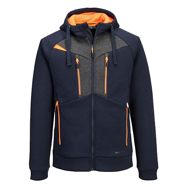Portwest DX4 Full Zip Hoodie för män XXL Mörk Marinblå Dark Navy XXL