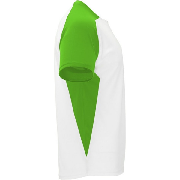 Roly Barn/Barn Bugatti Kortärmad Sport T-shirt 8 År White/Fern Green 8 Years