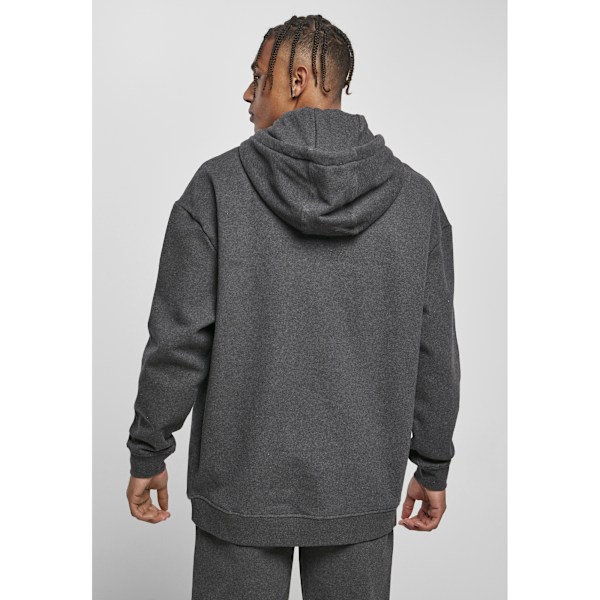 Build Your Brand Herr Basic Oversized Hoodie 4XL Ljusgråmelerad Heather Grey 4XL
