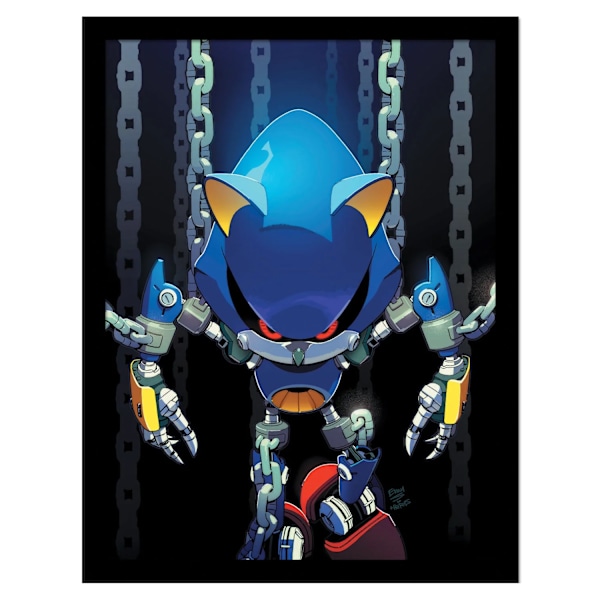 Sonic The Hedgehog Kedjeramad Poster One Size Flerfärgad Multicoloured One Size