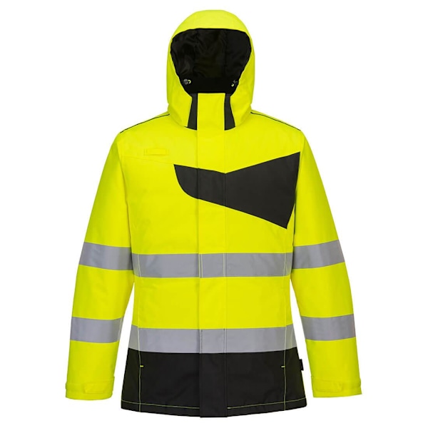 Portwest Herr PW2 High-Vis Vinterjacka 4XL Gul/Svart Yellow/Black 4XL