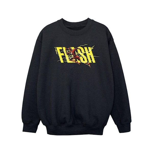 DC Comics Girls The Flash Lightning Dash Sweatshirt 12-13 år Black 12-13 Years