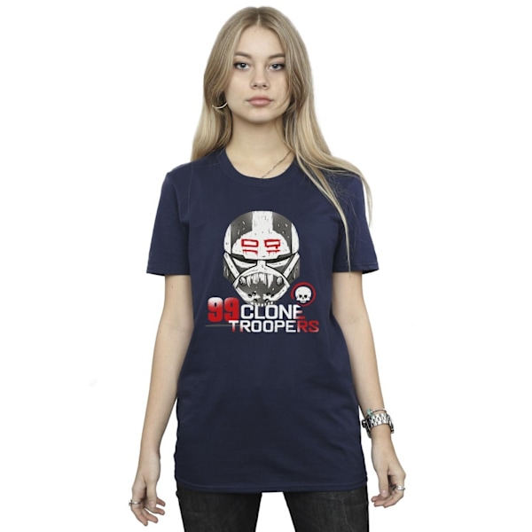 Star Wars Dam/Damer The Bad Batch 99 Clone Troopers Bomull Navy Blue 3XL