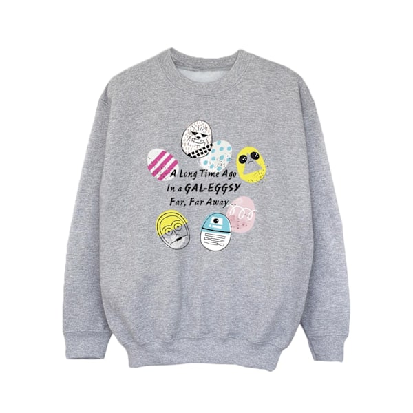 Star Wars Girls Galeggsy Far Away Sweatshirt 7-8 år Sports G Sports Grey 7-8 Years