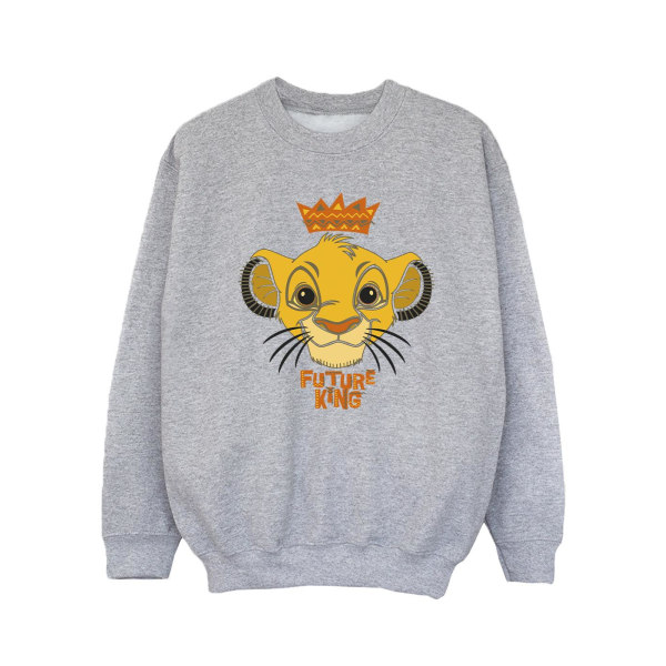 Disney Girls The Lion King Future King Sweatshirt 5-6 Years Spo Sports Grey 5-6 Years