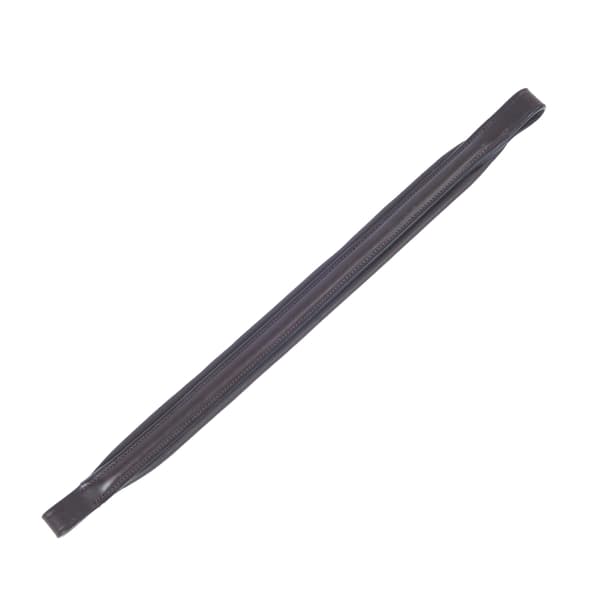 Collegiate Leather Plain Browband IV Pony Brun Brown Pony