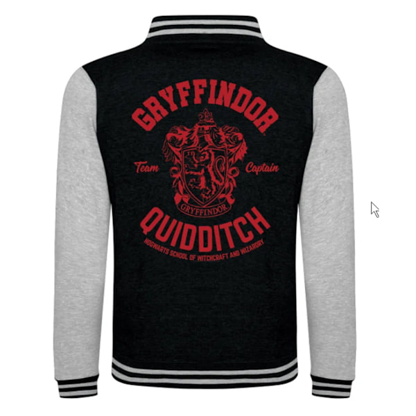 Harry Potter Unisex Vuxen Gryffindor Varsity Jacka M Svart/Vit Black/White/Red M
