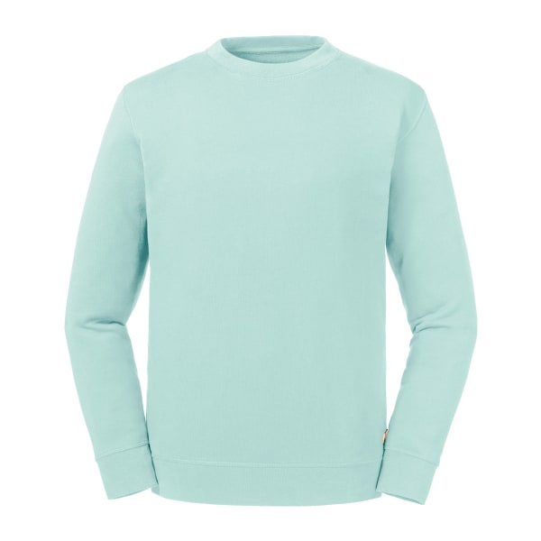 Russell Unisex Vuxen Reversibel Organisk Sweatshirt S Aqua Blå Aqua Blue S