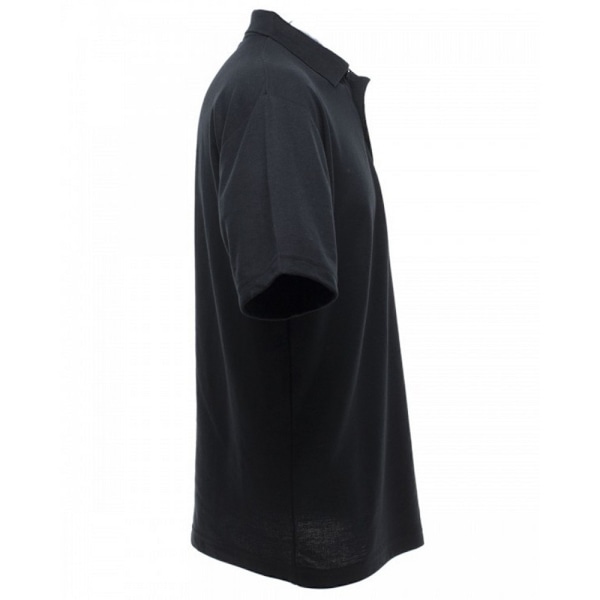 UCC 50/50 Herr Pique Kortärmad Polotröja 5XL Svart Black 5XL