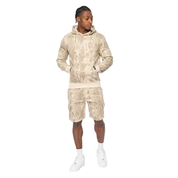 Crosshatch Herr Bardon Hoodie L Ljus Sten Light Stone L