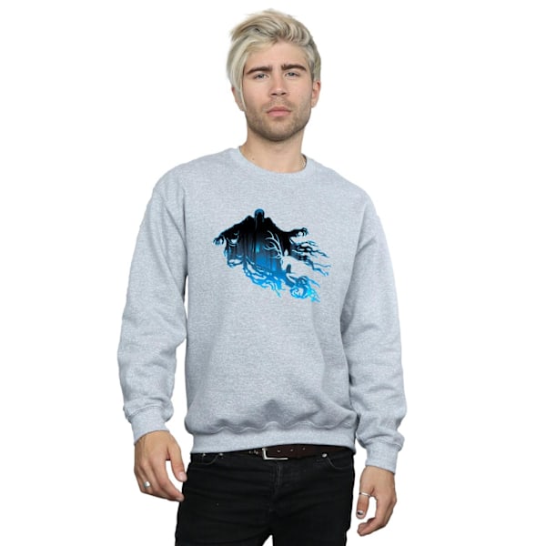 Harry Potter Herr Dementor Silhuett Sweatshirt XL Sports Grey Sports Grey XL