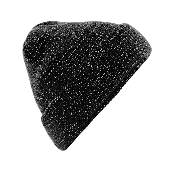 Beechfield Unisex Reflexmössa för Vuxna, One Size, Svart Black One Size