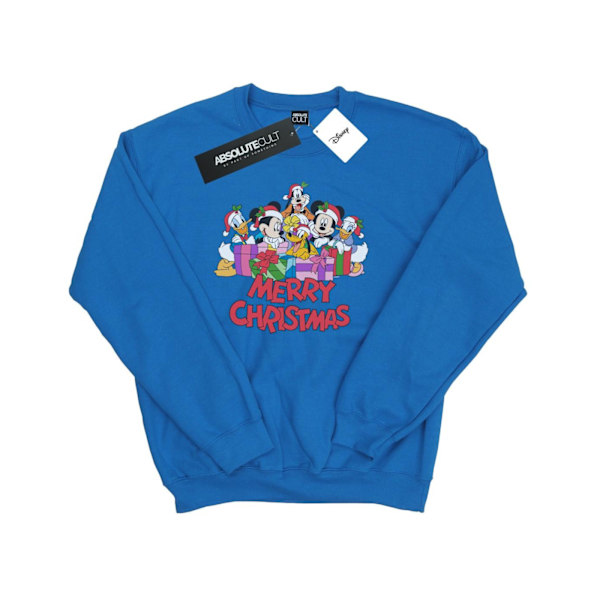 Disney Herr Mickey Mouse Och Vänner Jultröja L Roy Royal Blue L