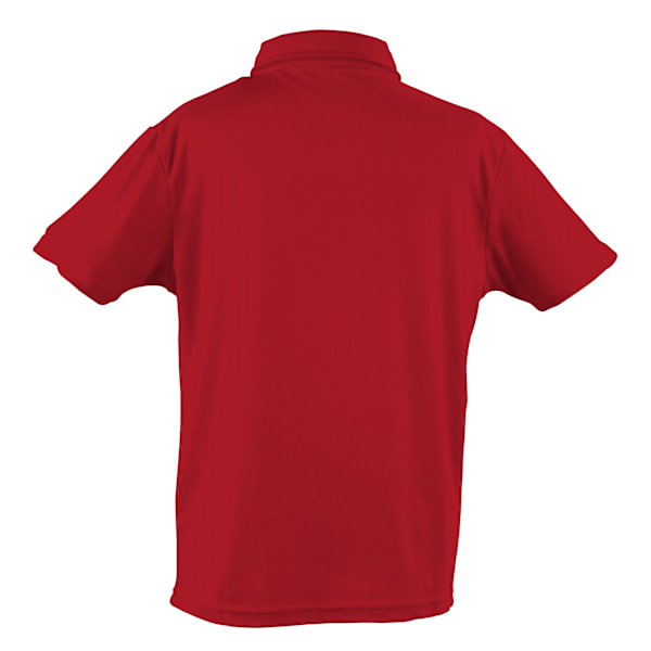 AWDis Just Cool Kids Unisex Sports Polo Plain Shirt 7-8 år F Fire Red 7-8 Years