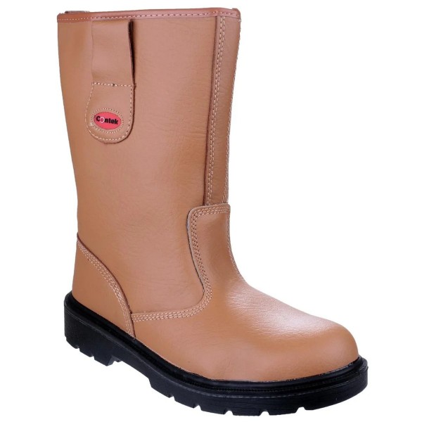 Centek Mens FS334 Steel Toe Cap Safety Boots 13 UK Tan Tan 13 UK