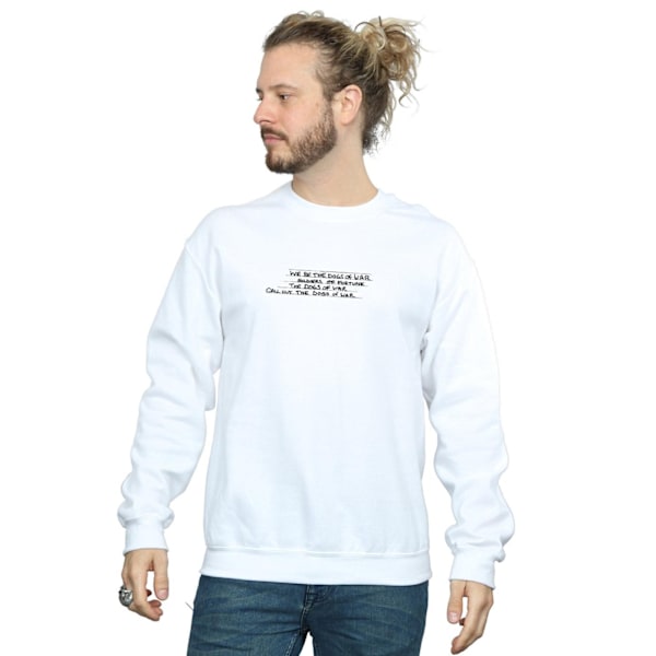 AC/DC Mens Dogs Of War Sweatshirt 3XL Vit White 3XL