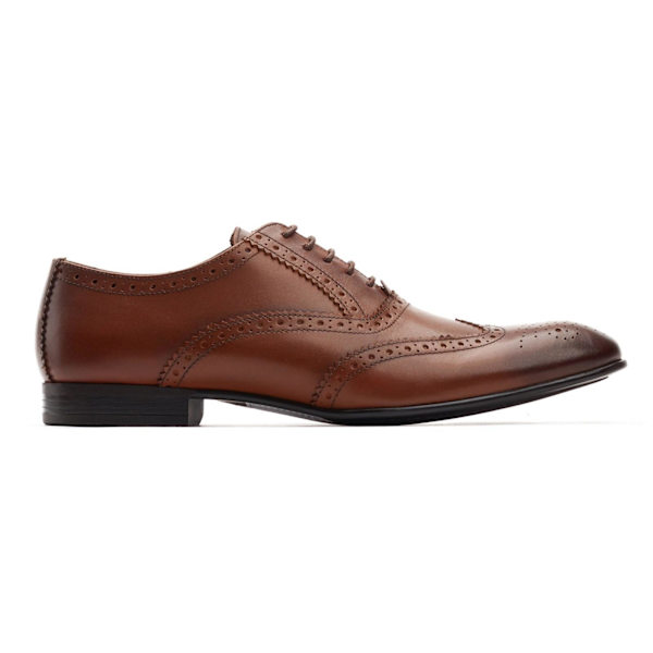 Base London Herr Mirabelle Läder Brogues 11 UK Bränd Tan Burnt Tan 11 UK