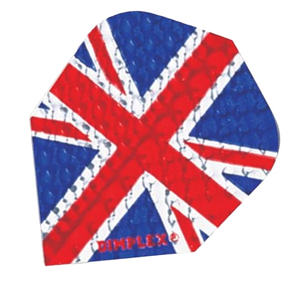 Harrows Dimplex Square Union Jack Dart Flights One Size Röd/Vit/Blå Red/White/Blue One Size