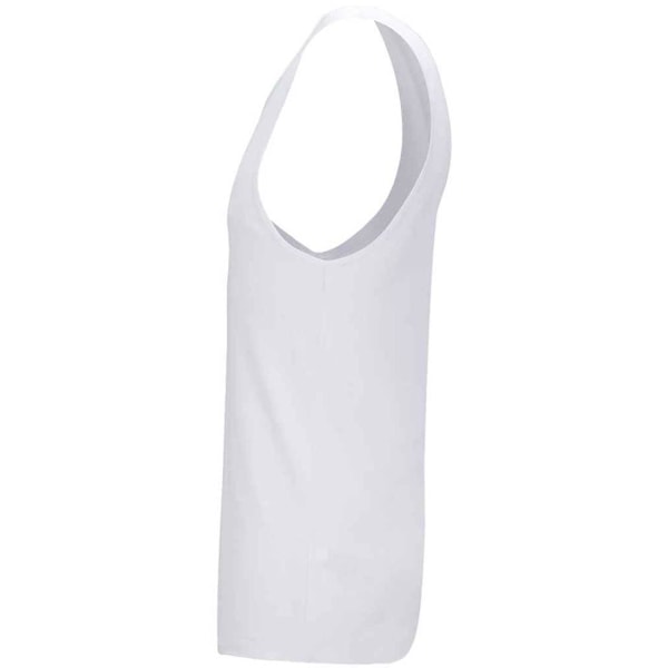 SOLS Pablo Ribbad Tank Top för Män XL Vit White XL