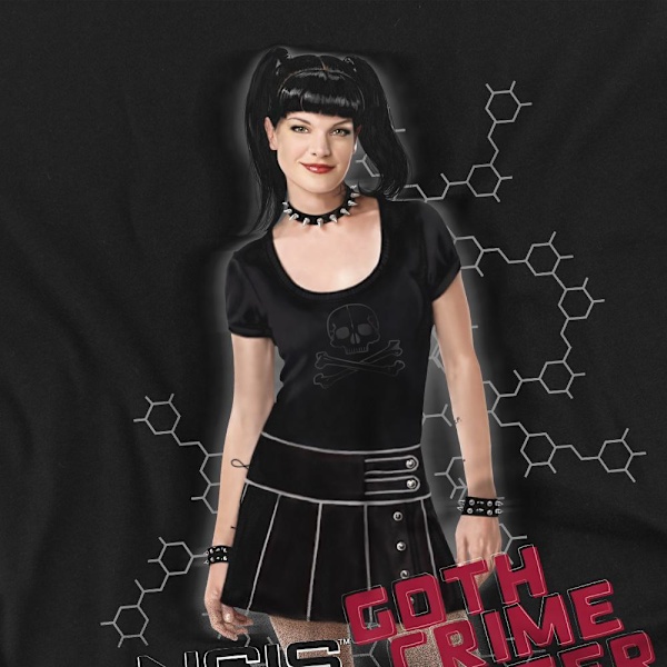 NCIS Unisex Vuxen Goth Brottsbekämpare T-Shirt M Svart Black M
