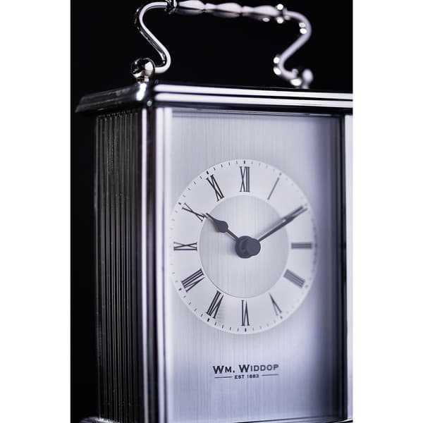 Wm Widdop Silverfärgad Vagnklocka One Size Silver Silver One Size