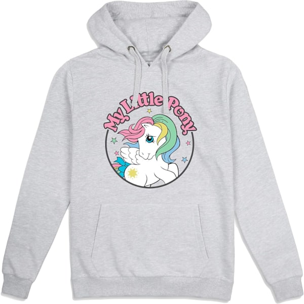 My Little Pony Dam/Dam Classic Badge Hoodie 10 UK Heather Heather Grey 10 UK