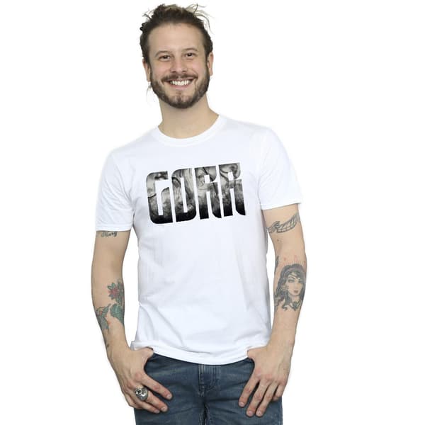 Marvel Herr Thor Love And Thunder Gorr Bröst T-Shirt M Vit White M