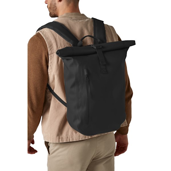 Quadra Lite Roll Top Vattentät Ryggsäck One Size Svart Black One Size