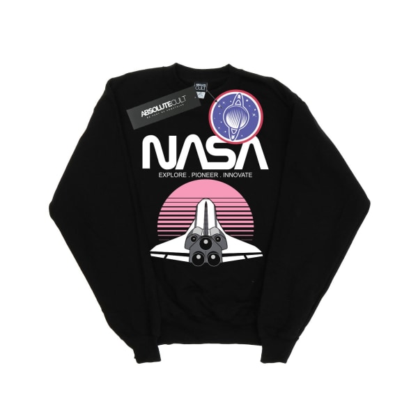 NASA Girls Space Shuttle Sunset Sweatshirt 9-11 år Svart Black 9-11 Years