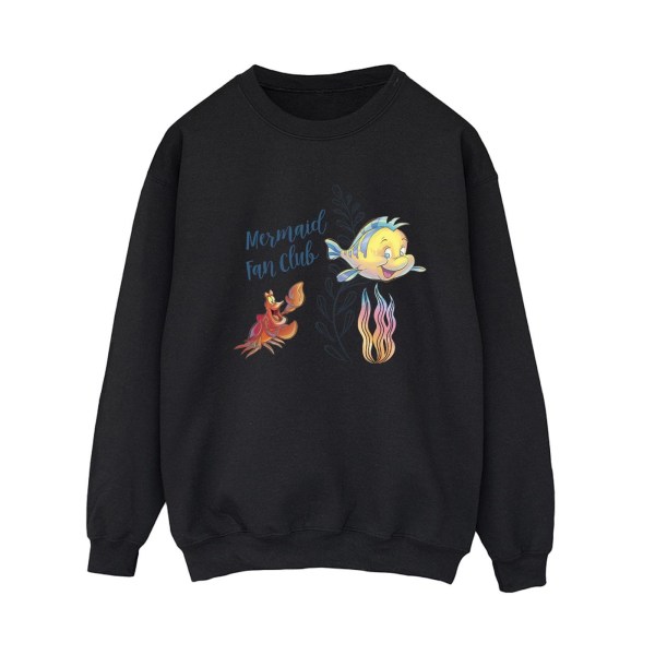 Disney Womens/Ladies The Little Mermaid Club Sweatshirt L Svart Black L