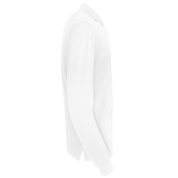 Cottover Herr Pique Långärmad T-shirt XXL Vit White XXL