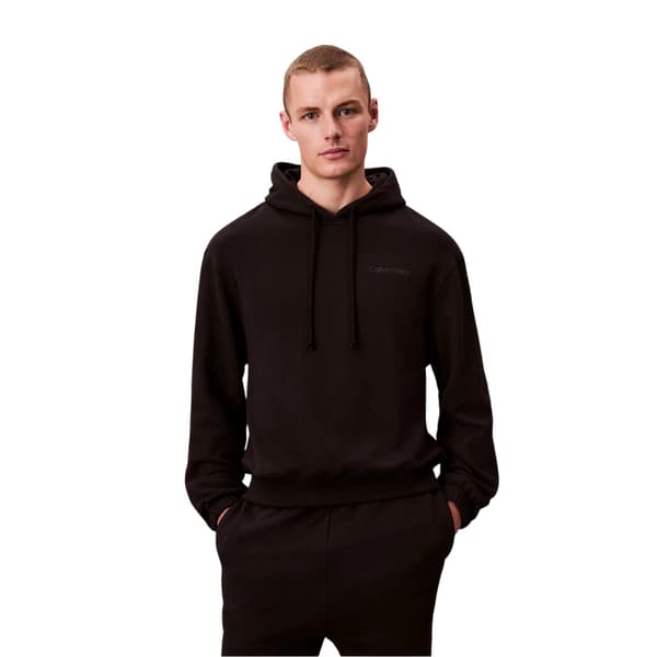 Calvin Klein Herr Logotyp Regular Sweatshirt M Svart Black M