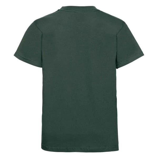 Jerzees Schoolgear Barn/Barn Classic Plain Ringspun Bomull Bottle Green 11-12 Years