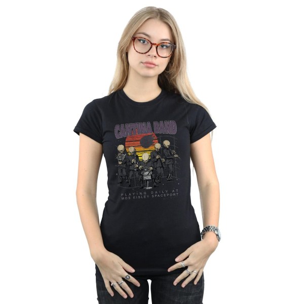 Star Wars Dam/Dam Cantina Spaceport T-shirt i bomull M Blac Black M