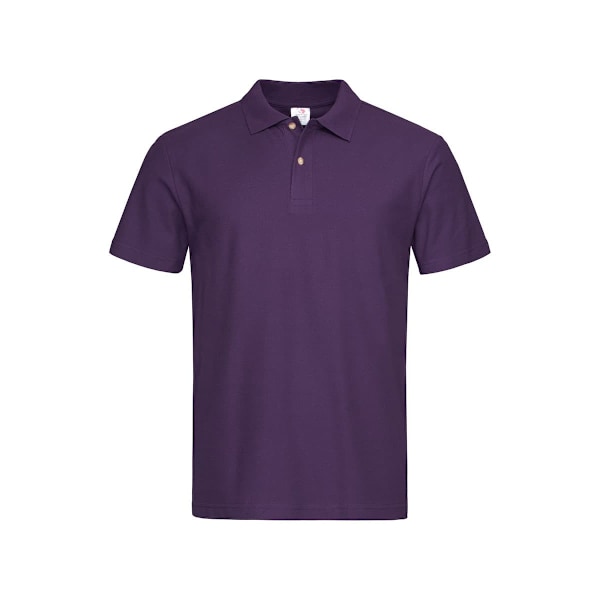 Stedman Herr Bomull Polo XL Deep Berry Deep Berry XL