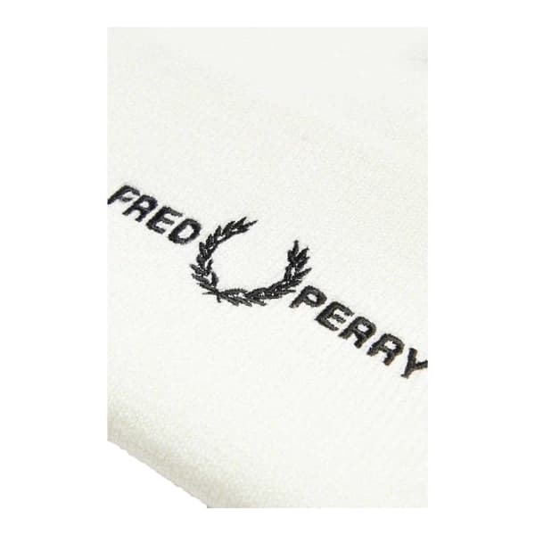 Fred Perry Broderad Logotyp Mössa One Size Snövit Snow White One Size