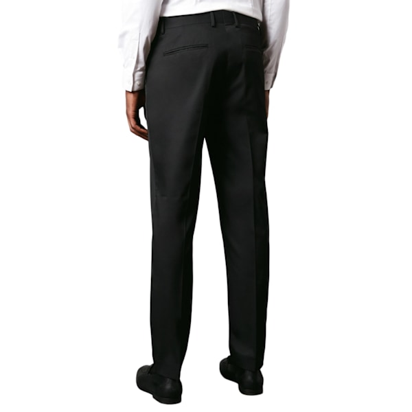 Burton Herr Tuxedo Byxor med Smalt Midjeband, Skinny Passform, 38R Svart Black 38R