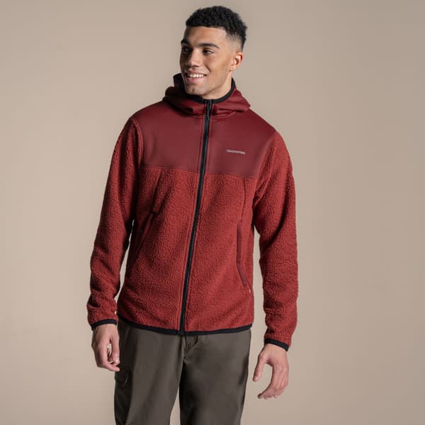 Craghoppers Herr Telesto Hooded Jacket M Burnt Maroon Burnt Maroon M