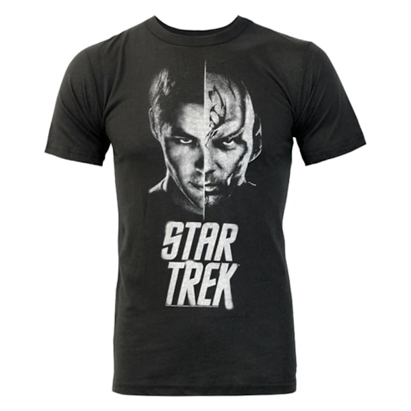 Junk Food Mens Future Begins Star Trek T-Shirt M Svart Black M