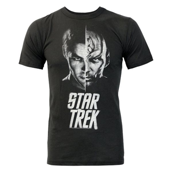 Junk Food Mens Future Begins Star Trek T-Shirt XL Svart Black XL